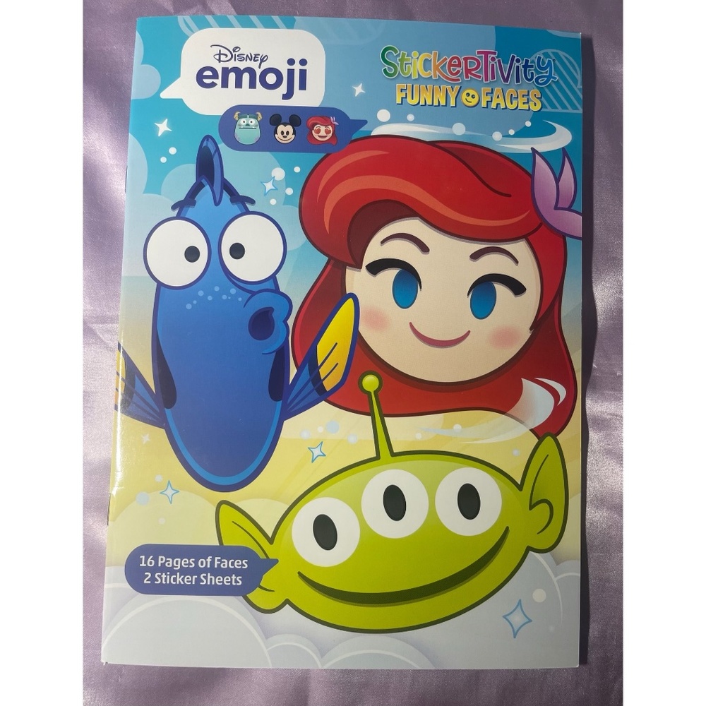 Disney Stickertivity Funny Emoji Faces Book